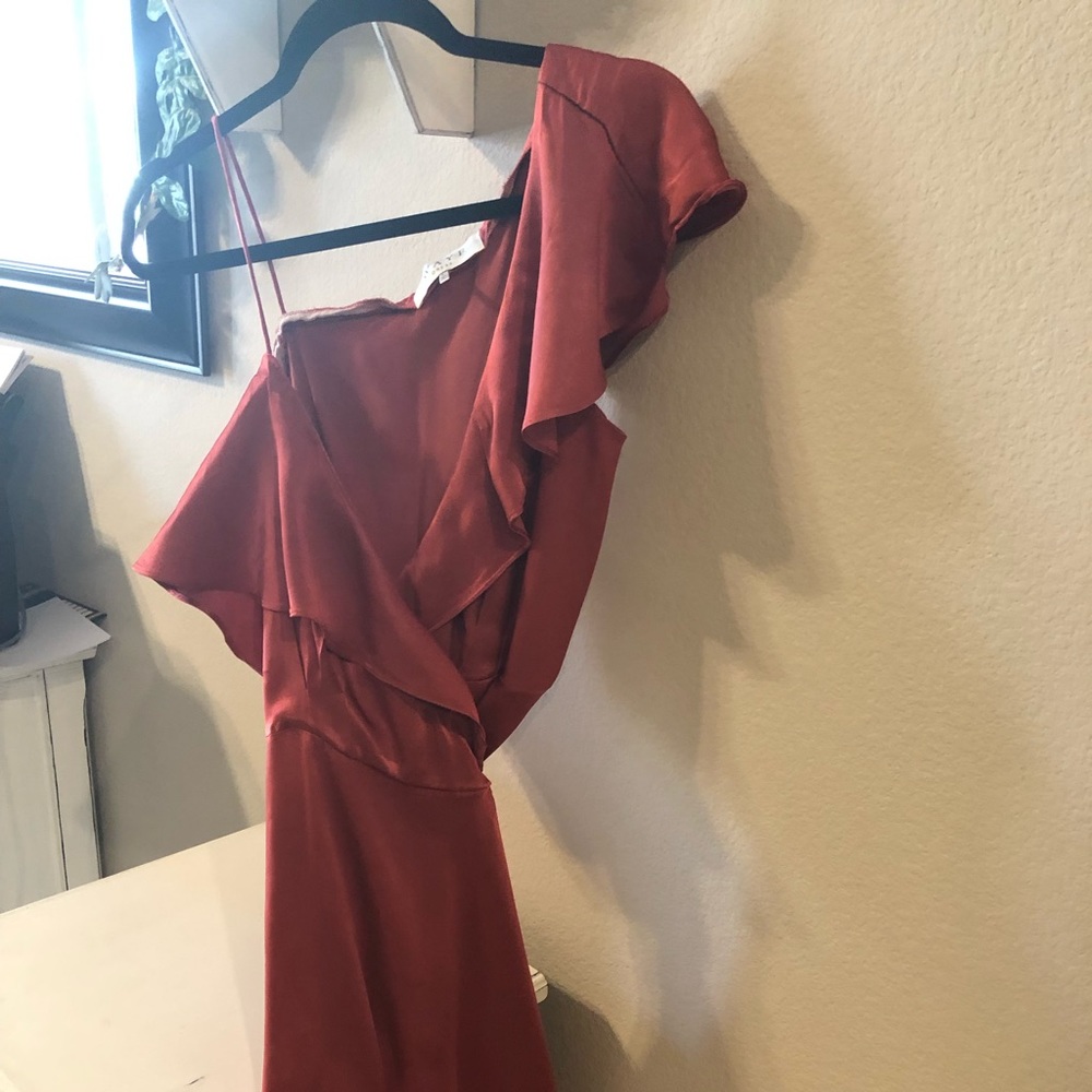 Wayf wrap around dress